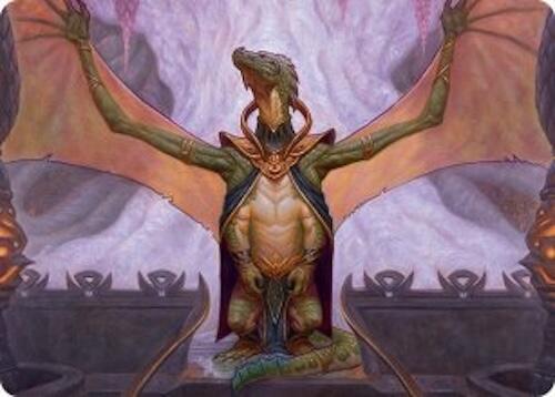 Kheru Goldkeeper Art Card (36/54) [Tarkir: Dragonstorm Art Series] | Black Swamp Games