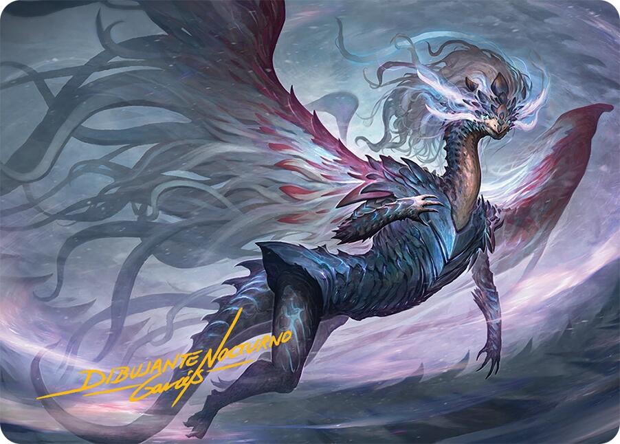 Shiko, Paragon of the Way Art Card (37/54) (Gold-Stamped Signature) [Tarkir: Dragonstorm Art Series] | Black Swamp Games