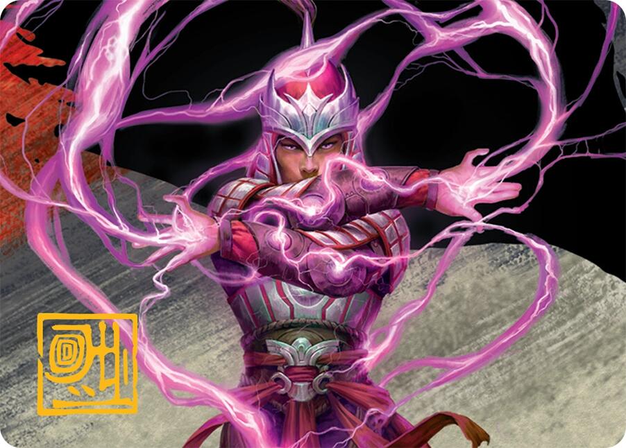 All-Out Assault Art Card (43/54) (Gold-Stamped Signature) [Tarkir: Dragonstorm Art Series] | Black Swamp Games