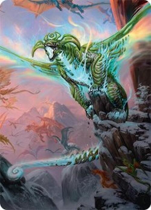 Ureni of the Unwritten Art Card (51/54) [Tarkir: Dragonstorm Art Series] | Black Swamp Games