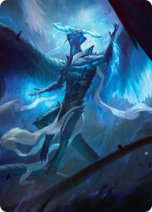 Ugin, Eye of the Storms Art Card (1/54) [Tarkir: Dragonstorm Art Series] | Black Swamp Games