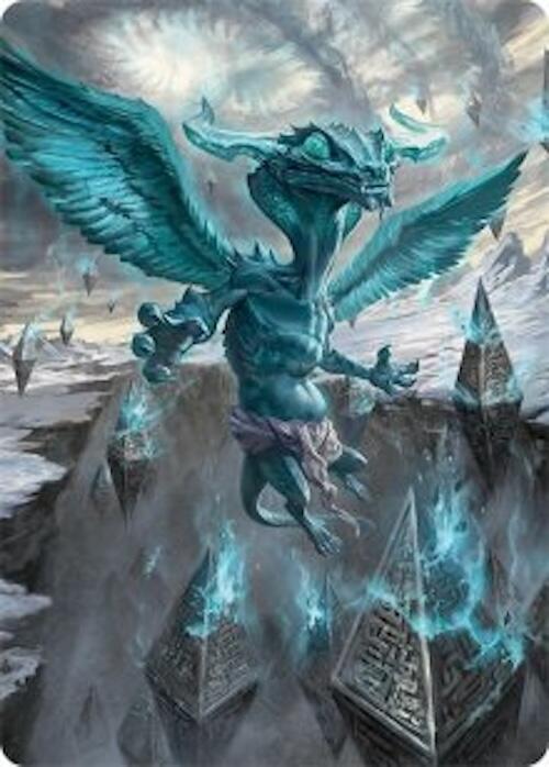 Ugin, Eye of the Storms Art Card (47/54) [Tarkir: Dragonstorm Art Series] | Black Swamp Games