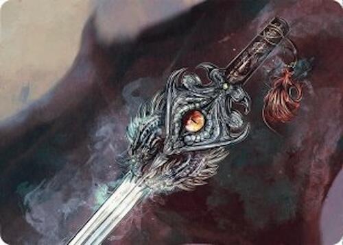 Dragonfire Blade Art Card (40/54) [Tarkir: Dragonstorm Art Series] | Black Swamp Games