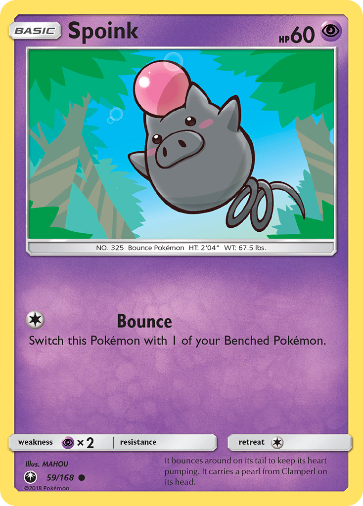 Spoink (59/168) [Sun & Moon: Celestial Storm] | Black Swamp Games