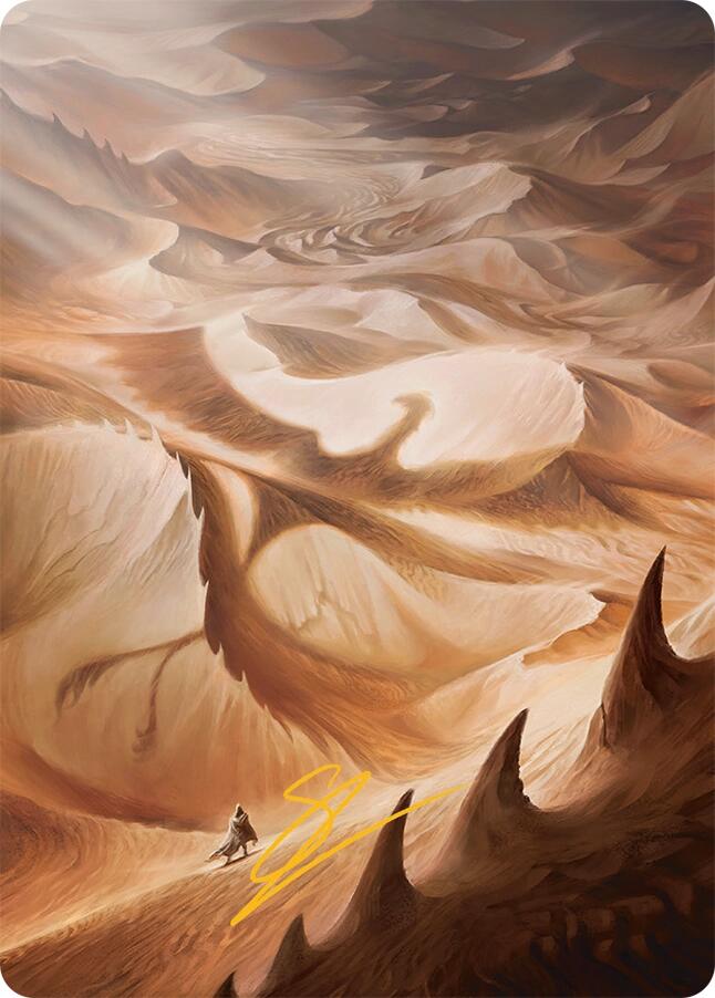 Plains Art Card (30/54) (Gold-Stamped Signature) [Tarkir: Dragonstorm Art Series] | Black Swamp Games