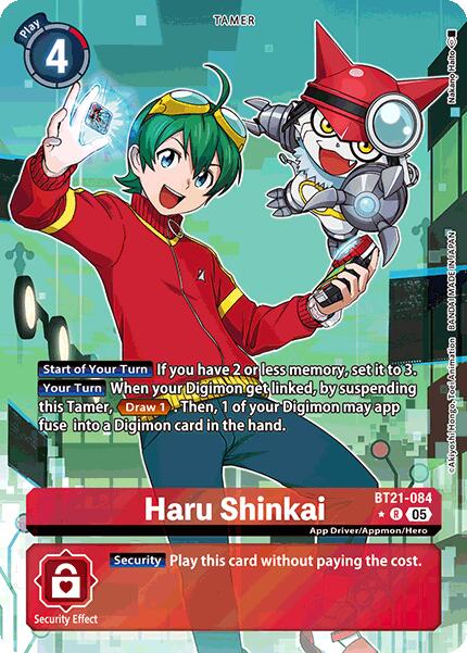 Haru Shinkai [BT21-084] (Alternate Art) [World Convergence] | Black Swamp Games