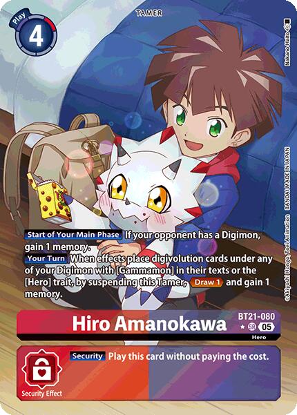 Hiro Amanokawa [BT21-080] (Alternate Art) [World Convergence] | Black Swamp Games