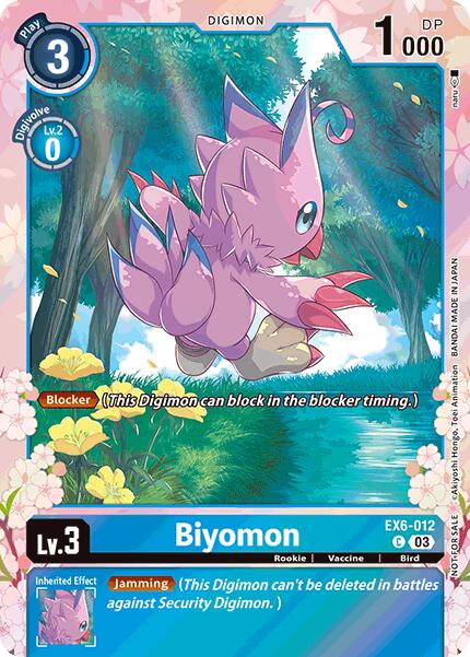 Biyomon [EX6-012] (Regulation Battle Vol. 1) [Infernal Ascension Promos] | Black Swamp Games