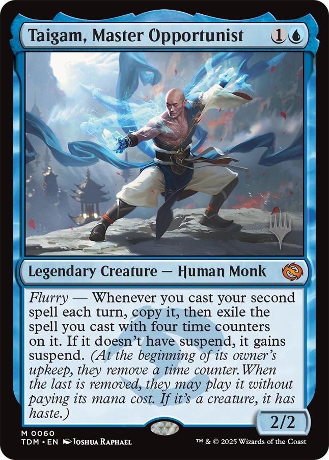 Taigam, Master Opportunist [Tarkir: Dragonstorm Promos] | Black Swamp Games