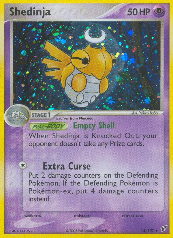 Shedinja (14/107) [EX: Deoxys] | Black Swamp Games