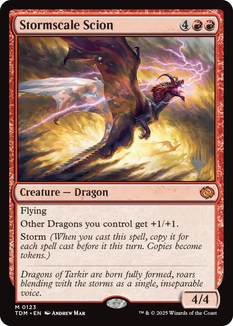 Stormscale Scion [Tarkir: Dragonstorm Promos] | Black Swamp Games