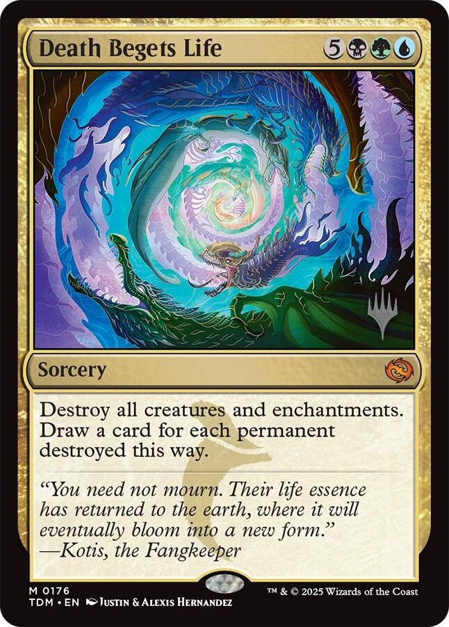 Death Begets Life [Tarkir: Dragonstorm Promos] | Black Swamp Games