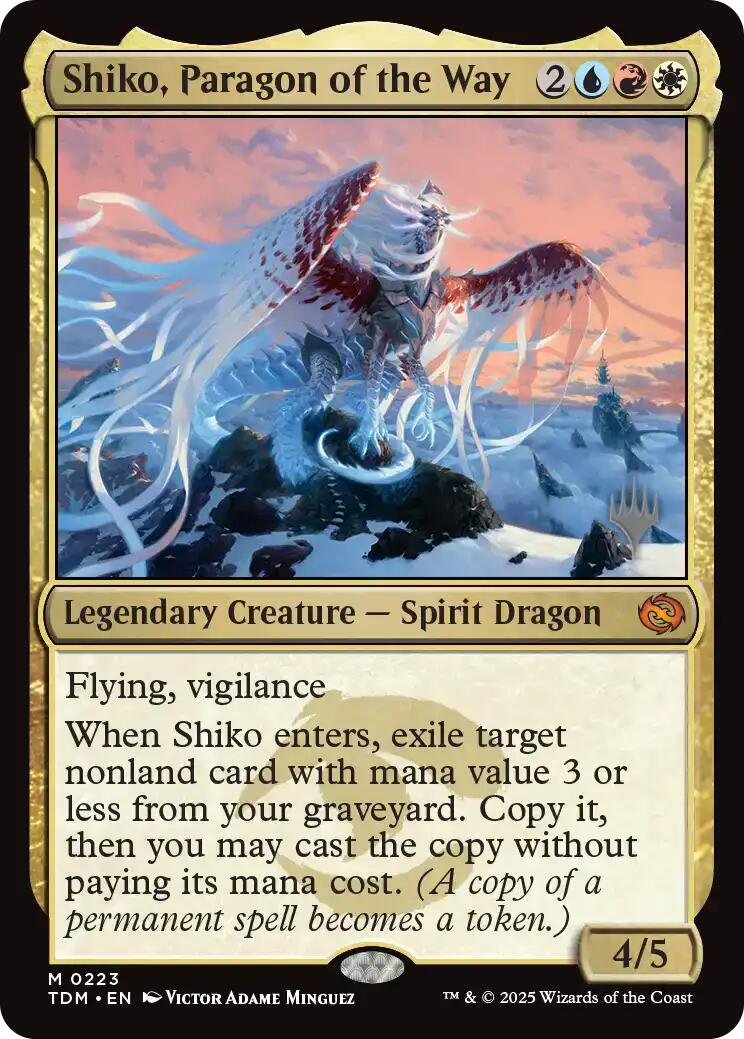 Shiko, Paragon of the Way [Tarkir: Dragonstorm Promos] | Black Swamp Games