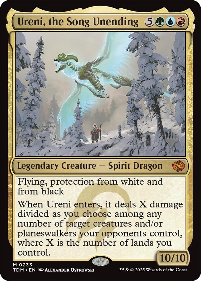 Ureni, the Song Unending [Tarkir: Dragonstorm Promos] | Black Swamp Games