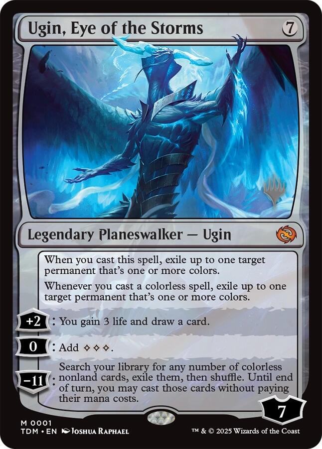 Ugin, Eye of the Storms [Tarkir: Dragonstorm Promos] | Black Swamp Games