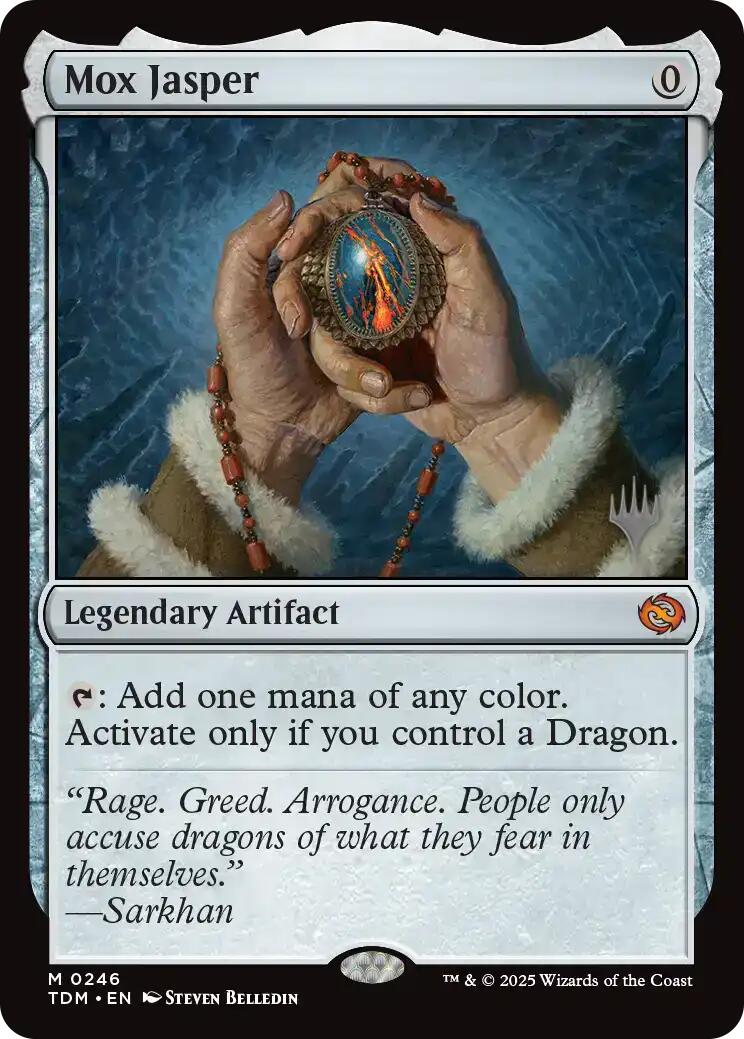 Mox Jasper [Tarkir: Dragonstorm Promos] | Black Swamp Games