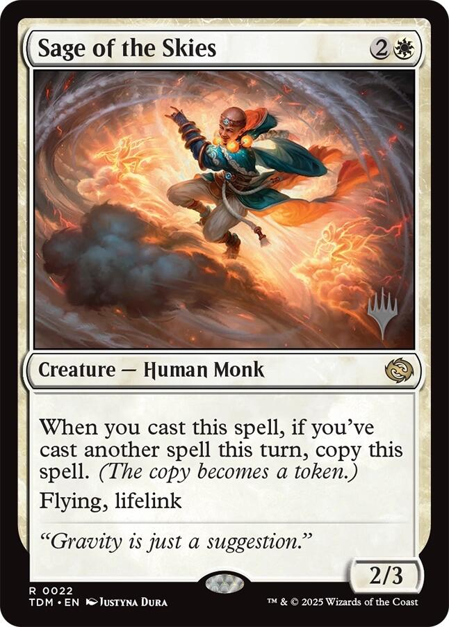 Sage of the Skies [Tarkir: Dragonstorm Promos] | Black Swamp Games