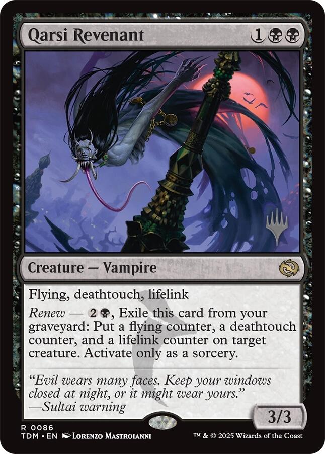 Qarsi Revenant [Tarkir: Dragonstorm Promos] | Black Swamp Games