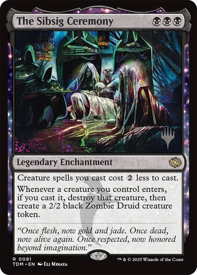 The Sibsig Ceremony [Tarkir: Dragonstorm Promos] | Black Swamp Games