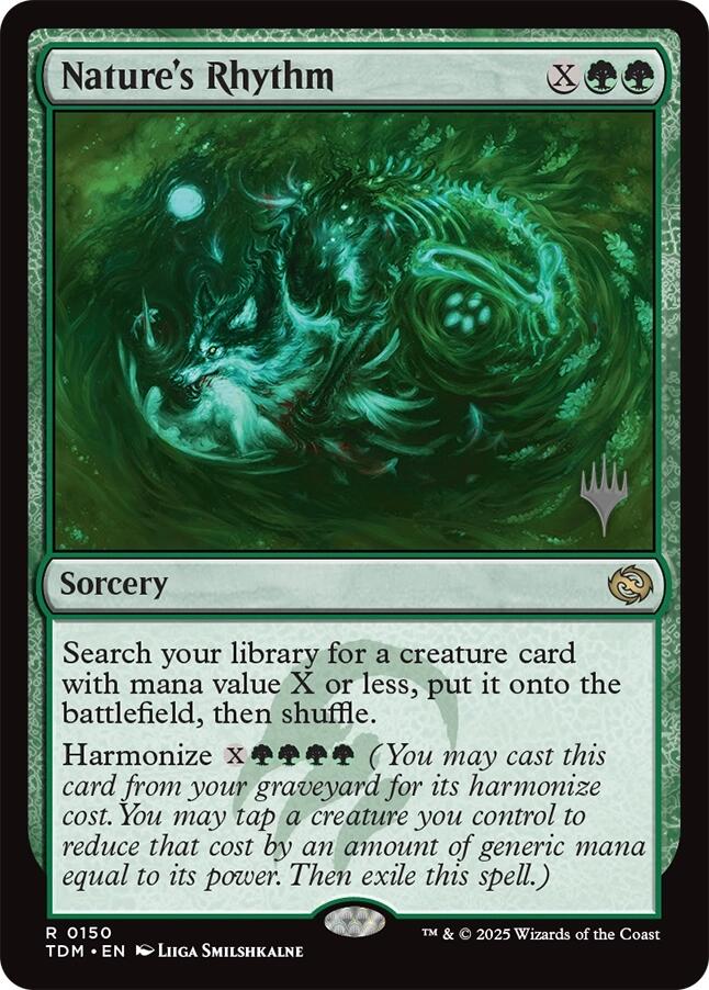 Nature's Rhythm [Tarkir: Dragonstorm Promos] | Black Swamp Games