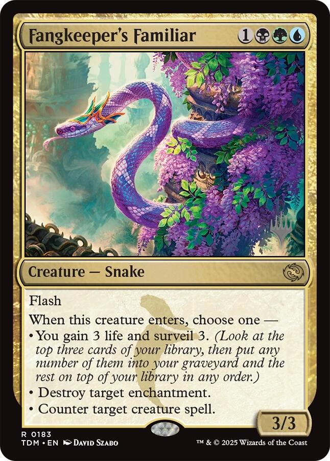 Fangkeeper's Familiar [Tarkir: Dragonstorm Promos] | Black Swamp Games