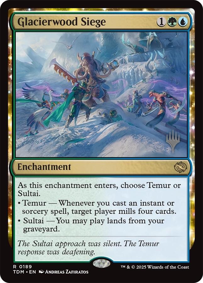 Glacierwood Siege [Tarkir: Dragonstorm Promos] | Black Swamp Games