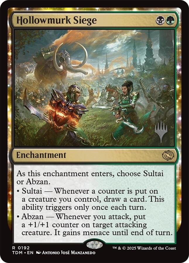 Hollowmurk Siege [Tarkir: Dragonstorm Promos] | Black Swamp Games