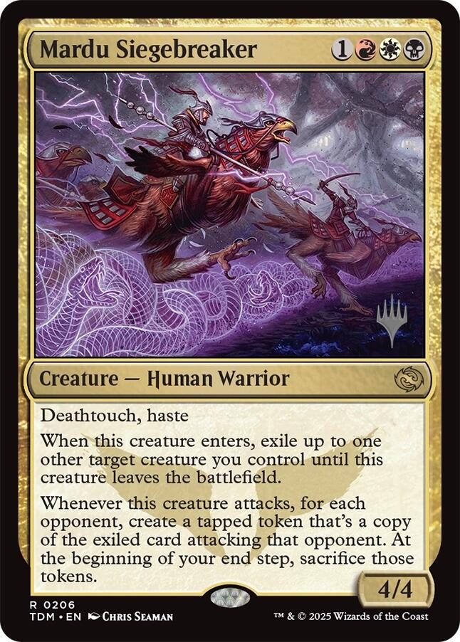 Mardu Siegebreaker [Tarkir: Dragonstorm Promos] | Black Swamp Games