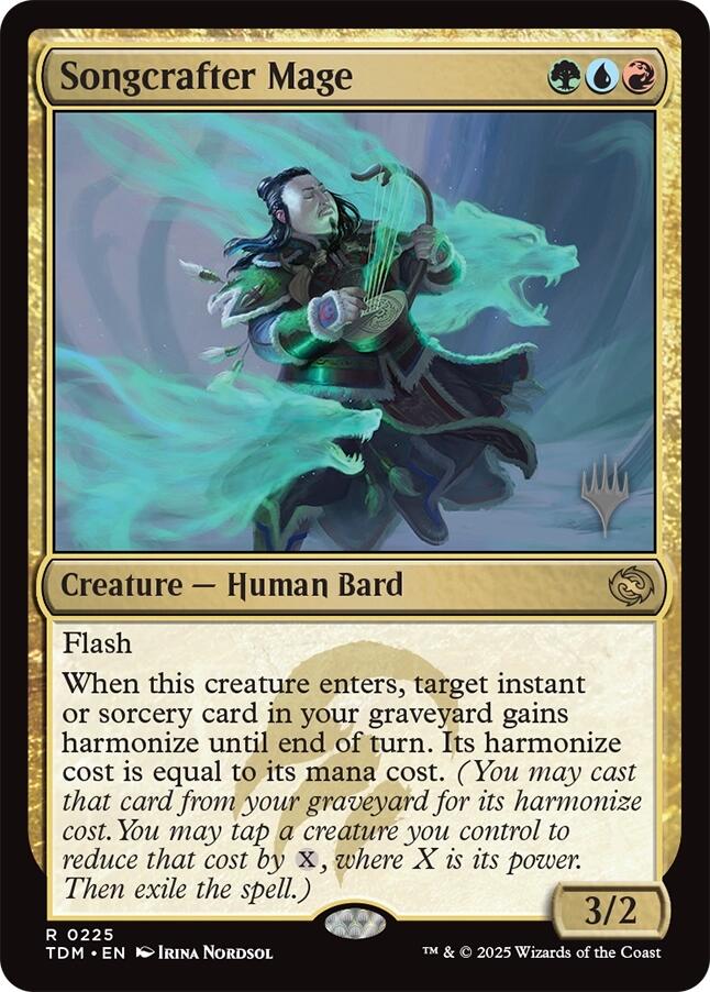 Songcrafter Mage [Tarkir: Dragonstorm Promos] | Black Swamp Games