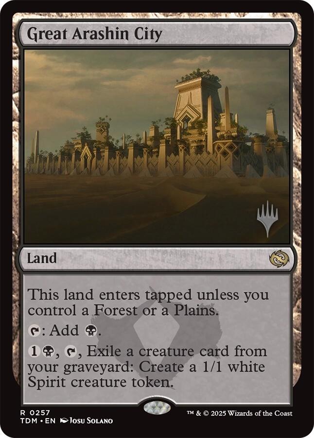 Great Arashin City [Tarkir: Dragonstorm Promos] | Black Swamp Games