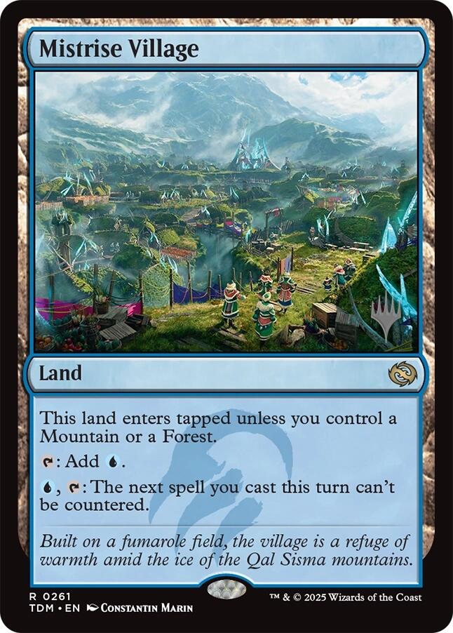 Mistrise Village [Tarkir: Dragonstorm Promos] | Black Swamp Games