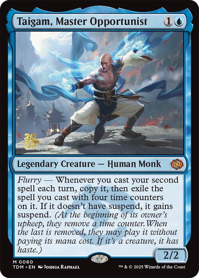 Taigam, Master Opportunist [Tarkir: Dragonstorm Prerelease Promos] | Black Swamp Games
