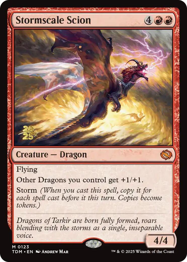 Stormscale Scion [Tarkir: Dragonstorm Prerelease Promos] | Black Swamp Games