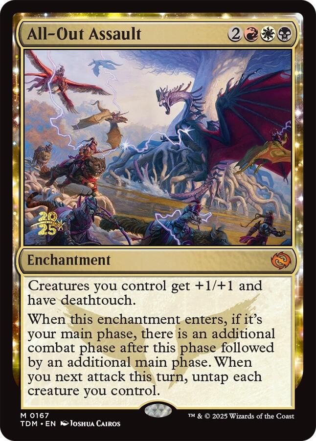 All-Out Assault [Tarkir: Dragonstorm Prerelease Promos] | Black Swamp Games