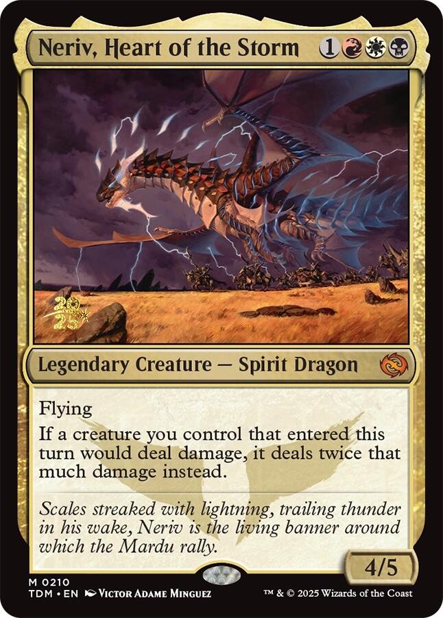 Neriv, Heart of the Storm [Tarkir: Dragonstorm Prerelease Promos] | Black Swamp Games