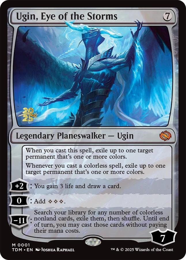 Ugin, Eye of the Storms [Tarkir: Dragonstorm Prerelease Promos] | Black Swamp Games