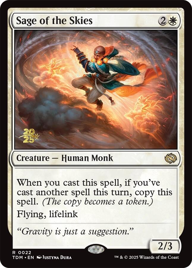 Sage of the Skies [Tarkir: Dragonstorm Prerelease Promos] | Black Swamp Games