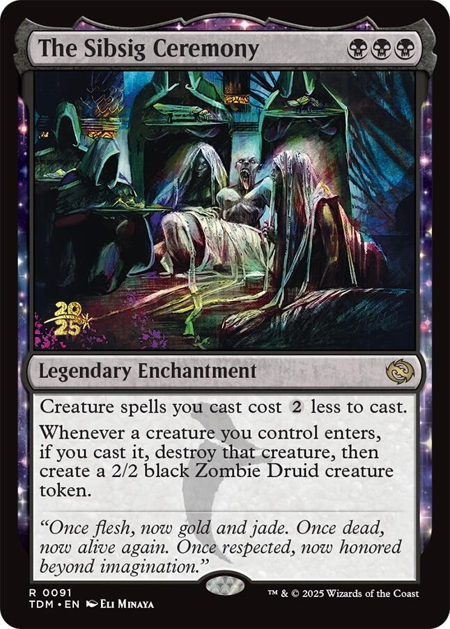 The Sibsig Ceremony [Tarkir: Dragonstorm Prerelease Promos] | Black Swamp Games