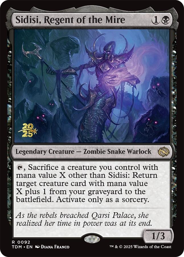 Sidisi, Regent of the Mire [Tarkir: Dragonstorm Prerelease Promos] | Black Swamp Games