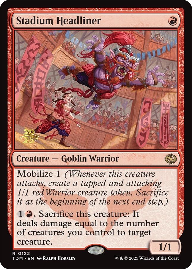 Stadium Headliner [Tarkir: Dragonstorm Prerelease Promos] | Black Swamp Games