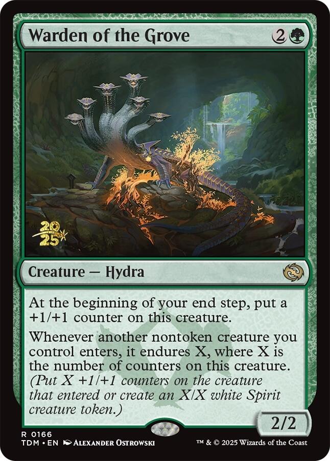 Warden of the Grove [Tarkir: Dragonstorm Prerelease Promos] | Black Swamp Games