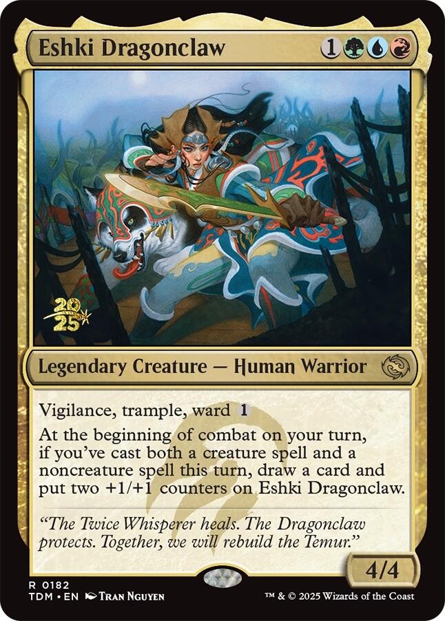 Eshki Dragonclaw [Tarkir: Dragonstorm Prerelease Promos] | Black Swamp Games