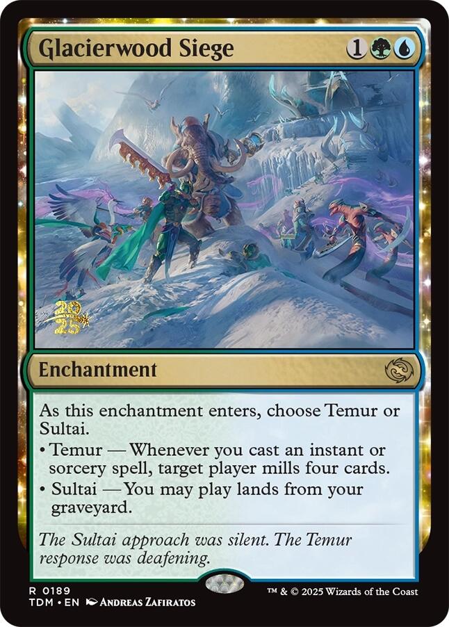 Glacierwood Siege [Tarkir: Dragonstorm Prerelease Promos] | Black Swamp Games