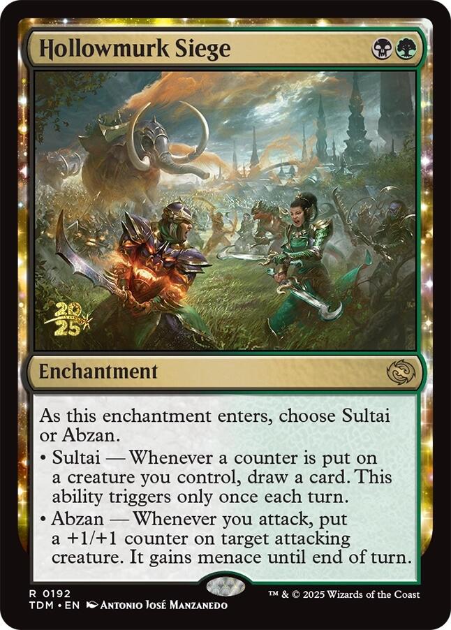 Hollowmurk Siege [Tarkir: Dragonstorm Prerelease Promos] | Black Swamp Games