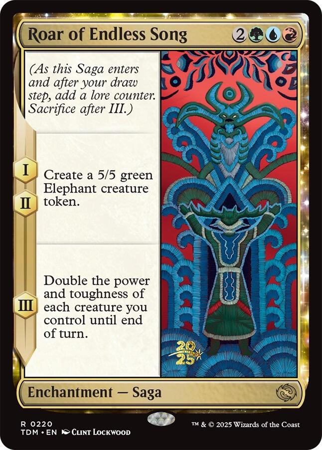 Roar of Endless Song [Tarkir: Dragonstorm Prerelease Promos] | Black Swamp Games