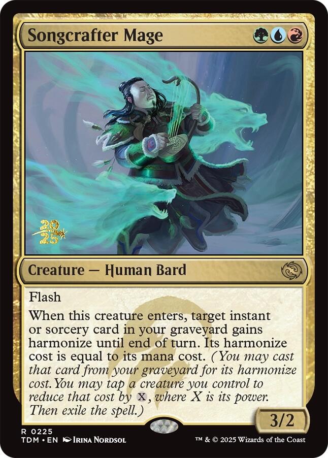 Songcrafter Mage [Tarkir: Dragonstorm Prerelease Promos] | Black Swamp Games