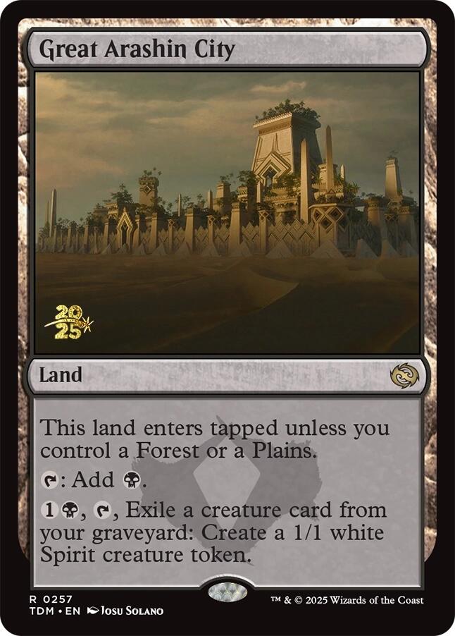 Great Arashin City [Tarkir: Dragonstorm Prerelease Promos] | Black Swamp Games