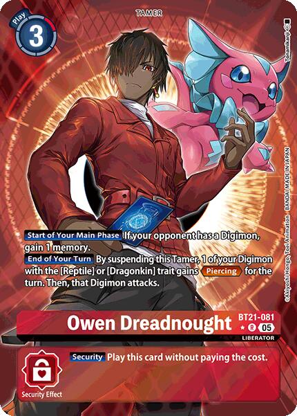 Owen Dreadnought [BT21-081] (Alternate Art) [World Convergence] | Black Swamp Games