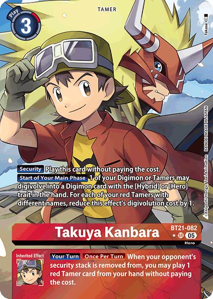 Takuya Kanbara [BT21-082] (Alternate Art) [World Convergence] | Black Swamp Games