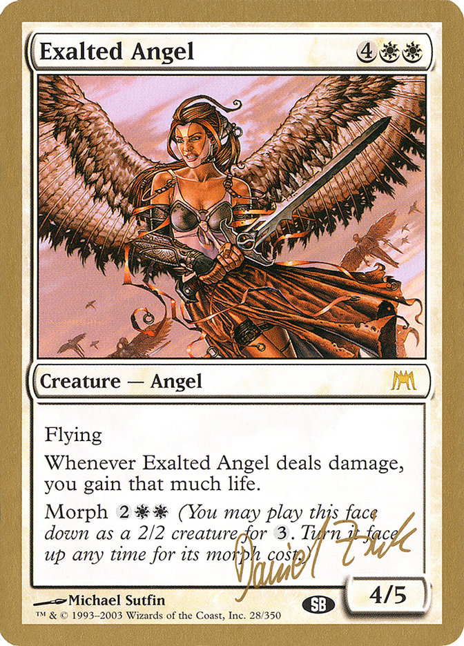 Exalted Angel (Daniel Zink) (SB) [World Championship Decks 2003] | Black Swamp Games